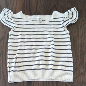 OshKosh B'gosh Kids Striped Sweater - Cream and Black